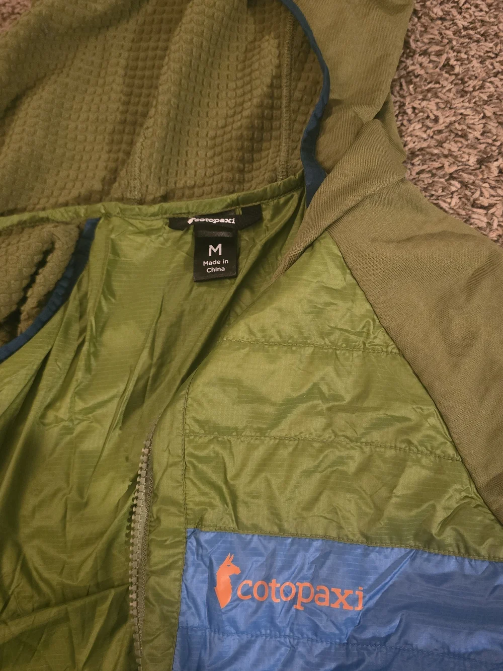 Cotopaxi Green Alpa 28 Backpack + Outerwear Set Travel Bundle Capa Hybrid Teca - Picture 2 of 8